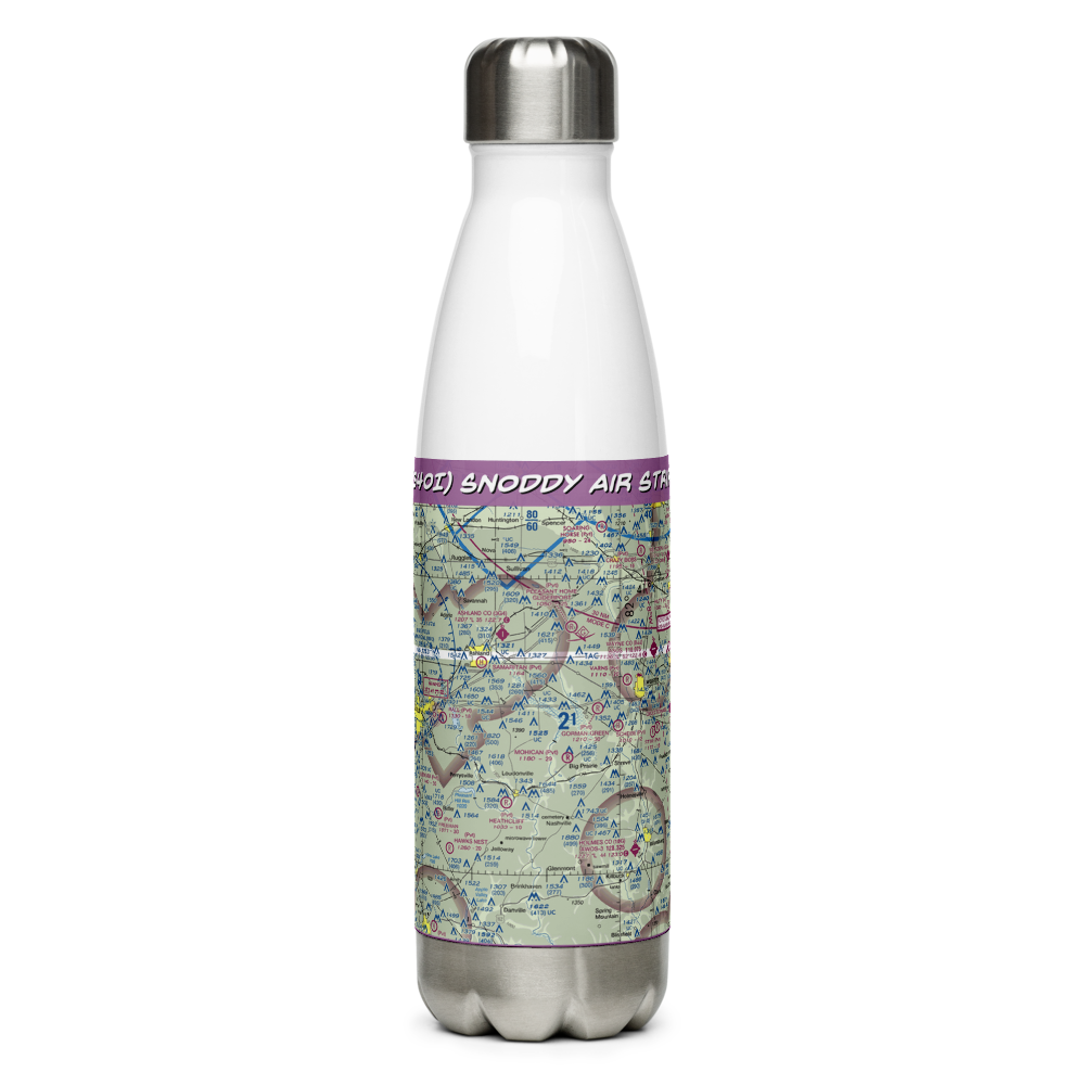 Snoddy Air Strip (34OI) VFR Sectional Water Bottle 