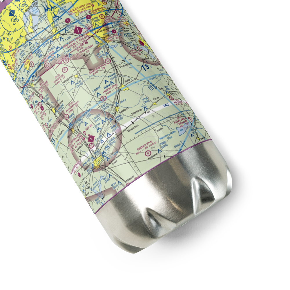 Bee Creek Airport (34TE) VFR Sectional Water Bottle 
