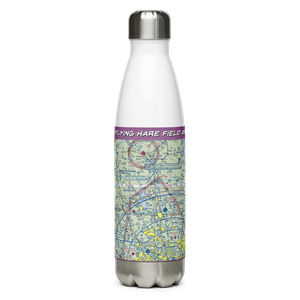 Flying Hare Field Airport (34XS) VFR Sectional Water Bottle