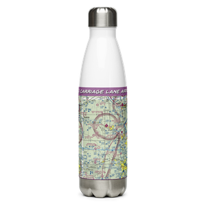 Carriage Lane Airport (35L) VFR Sectional Water Bottle