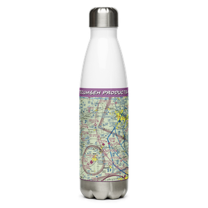 Tecumseh Products Airport (36MI) VFR Sectional Water Bottle