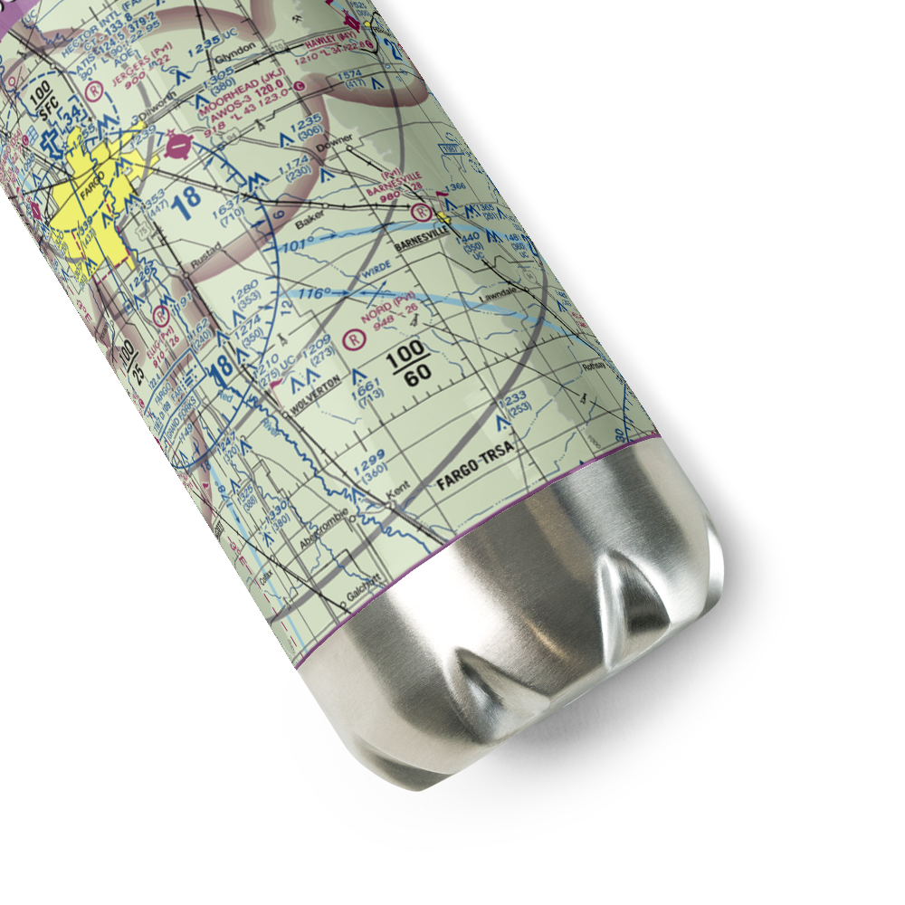 Wagner Farm Airport (36MN) VFR Sectional Water Bottle 