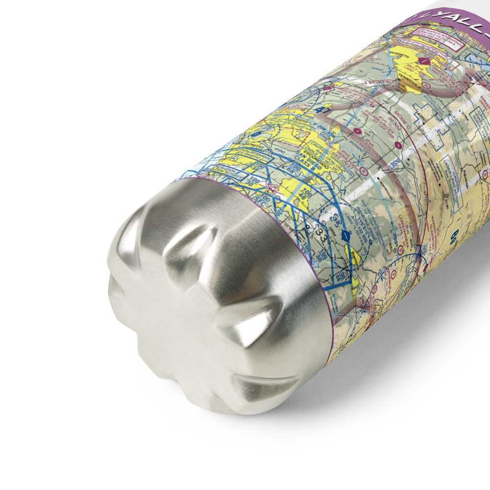 Lyall-Roberts Airport (37CL) VFR Sectional Water Bottle 