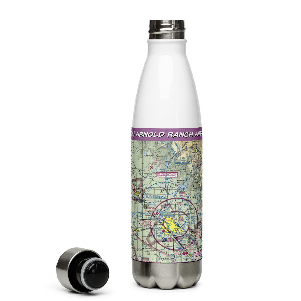 Arnold Ranch Airport (37CN) VFR Sectional Water Bottle 