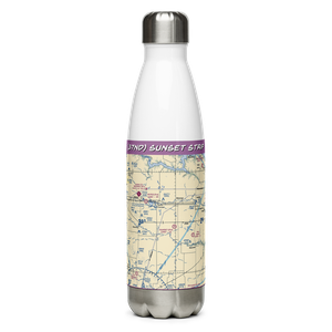 Sunset Strip (37ND) VFR Sectional Water Bottle