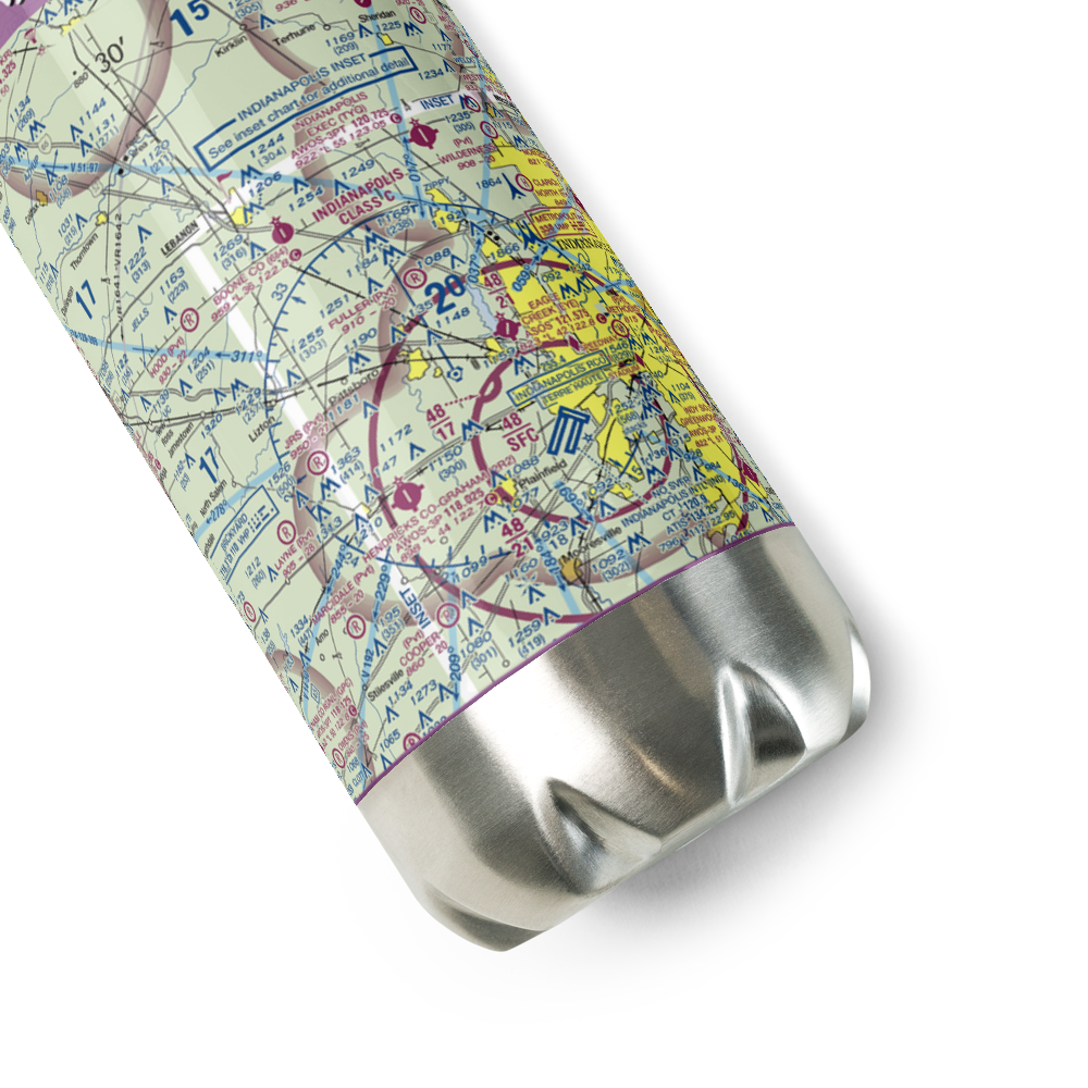 Fuller Field (38IN) VFR Sectional Water Bottle 