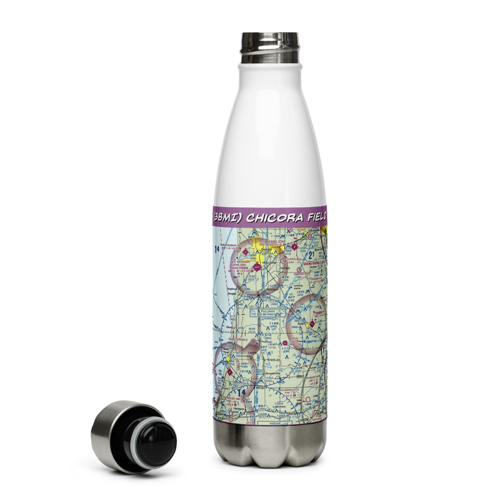 Chicora Field (38MI) VFR Sectional Water Bottle 