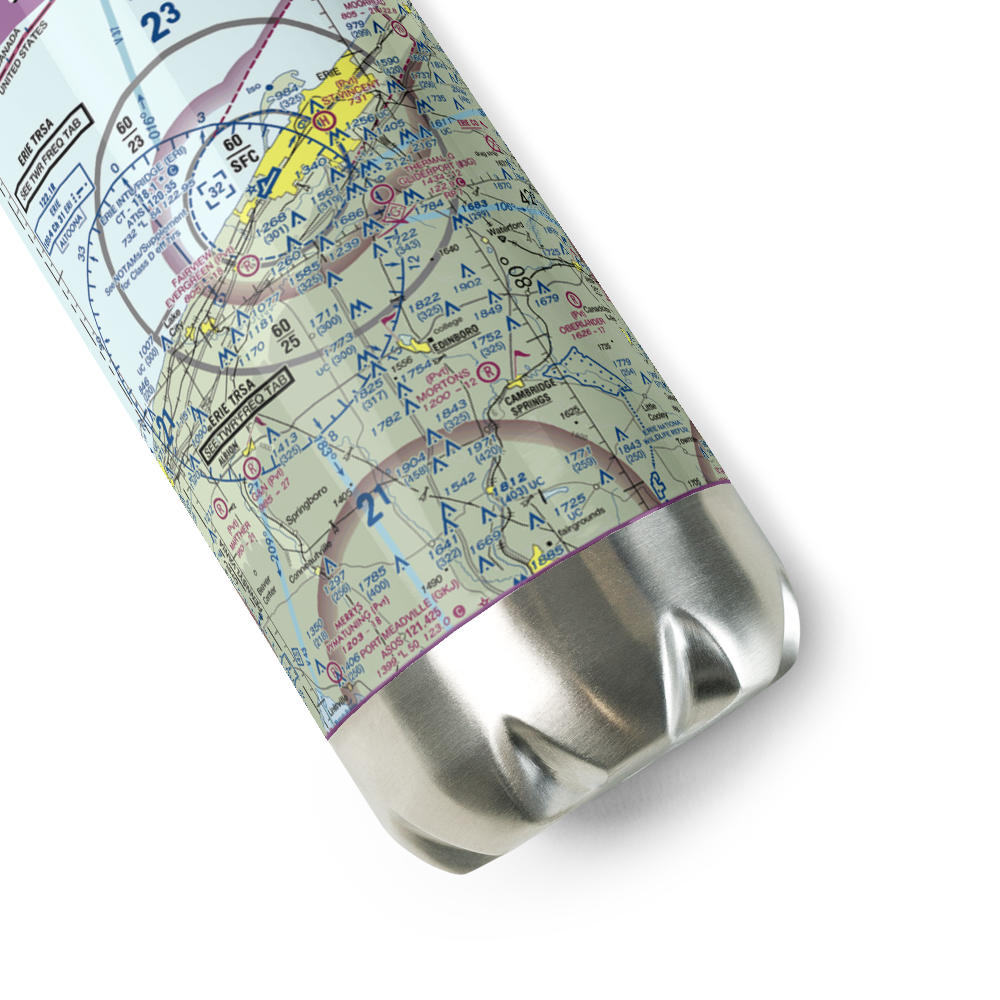 Waisley Airport (38PN) VFR Sectional Water Bottle 