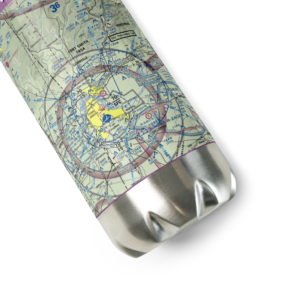 Twin Cities Airport (39AR) VFR Sectional Water Bottle 