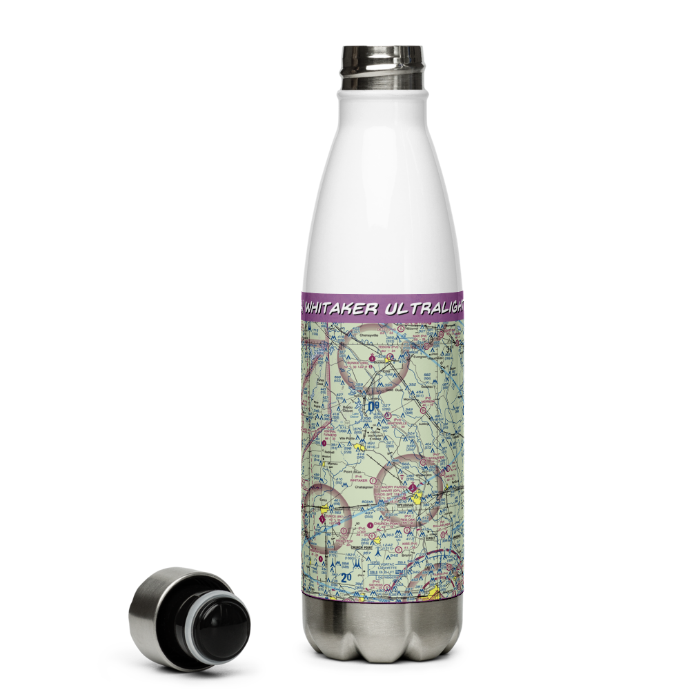 Whitaker Ultralightport (39LA) VFR Sectional Water Bottle 