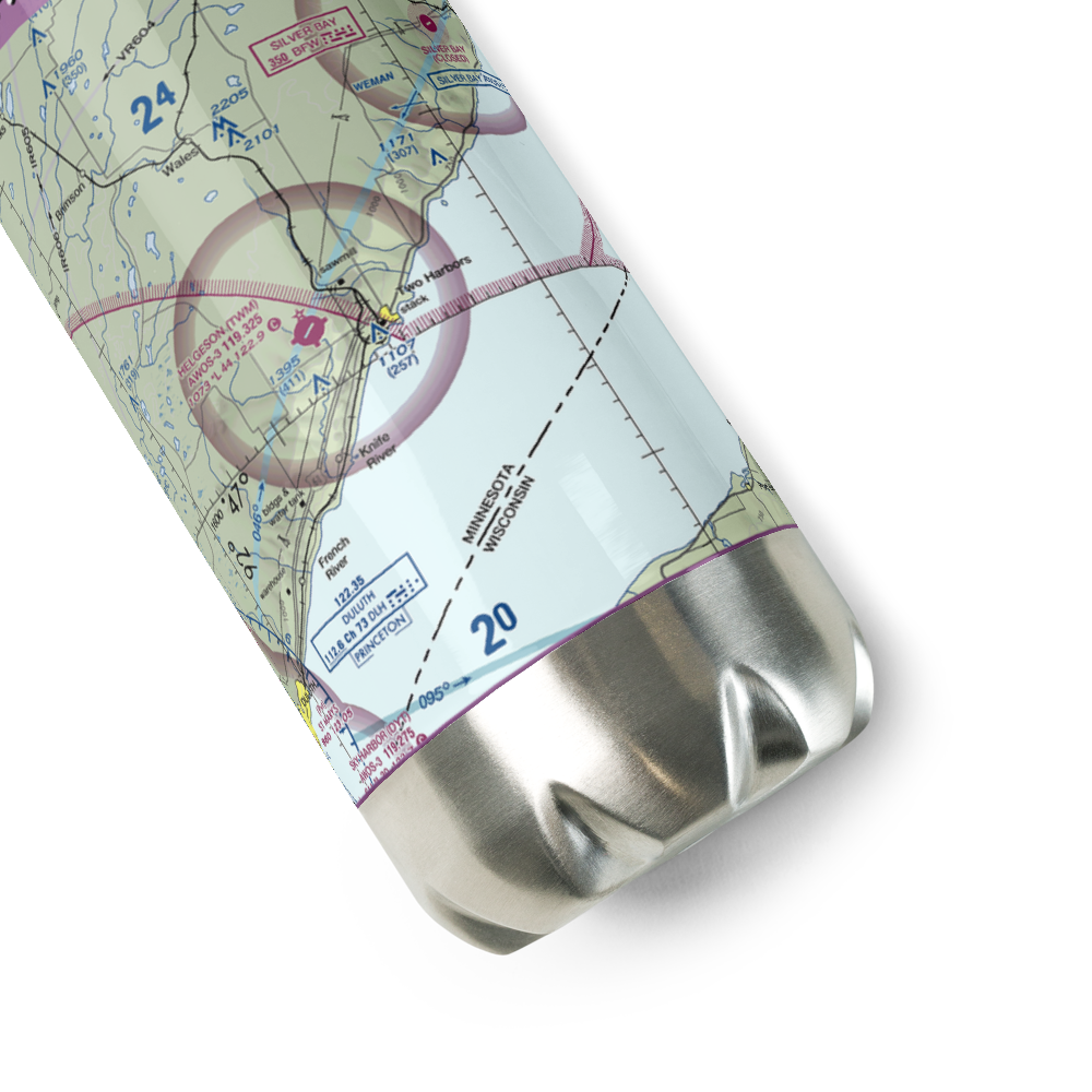 Anthony Private Airport (39MN) VFR Sectional Water Bottle 
