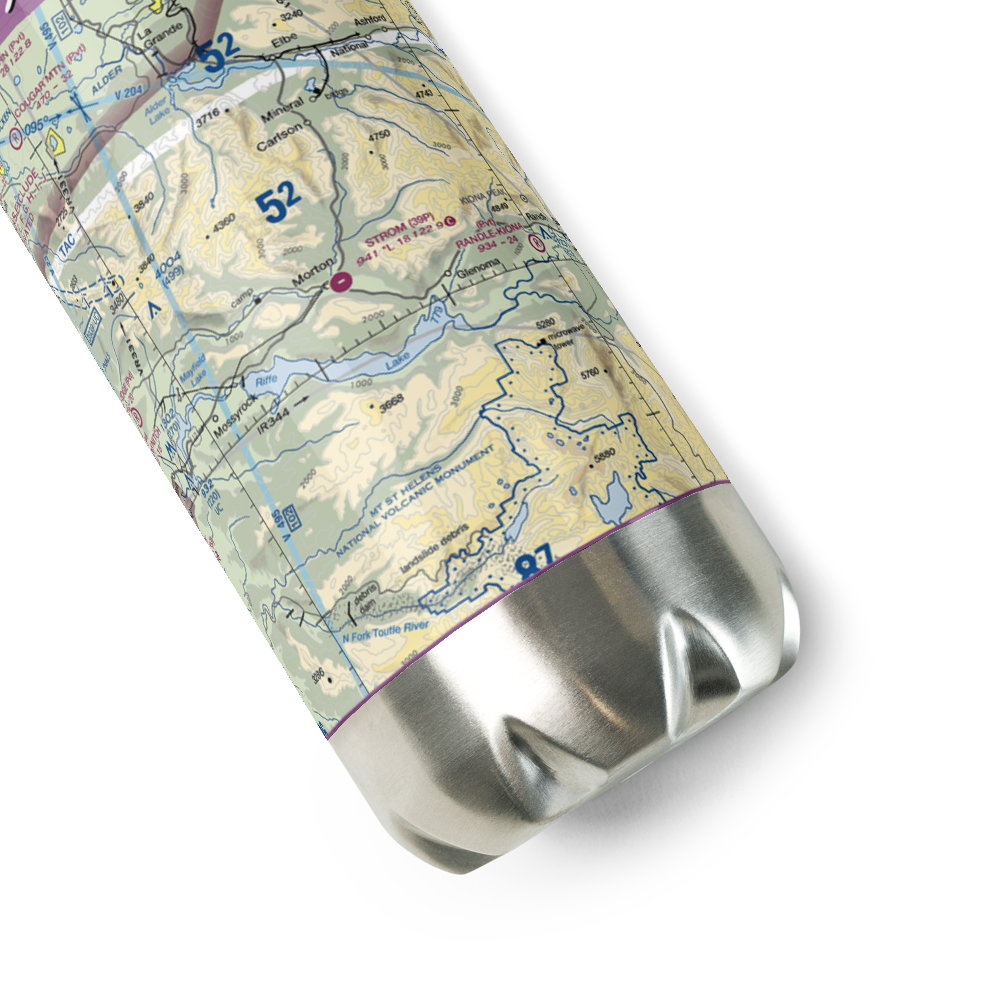 Strom Field (39P) VFR Sectional Water Bottle 
