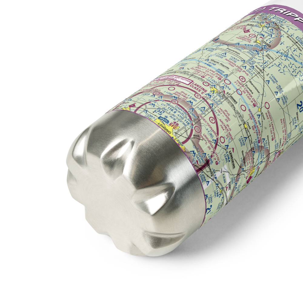 Tripp Creek Airport (39T) VFR Sectional Water Bottle 