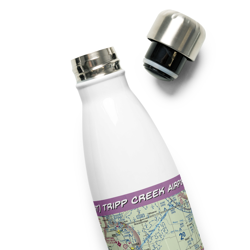 Tripp Creek Airport (39T) VFR Sectional Water Bottle 