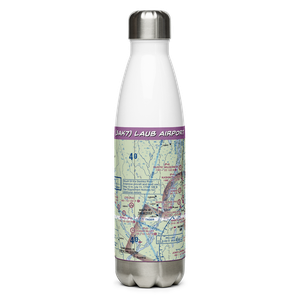 Laub Airport (3AK7) VFR Sectional Water Bottle