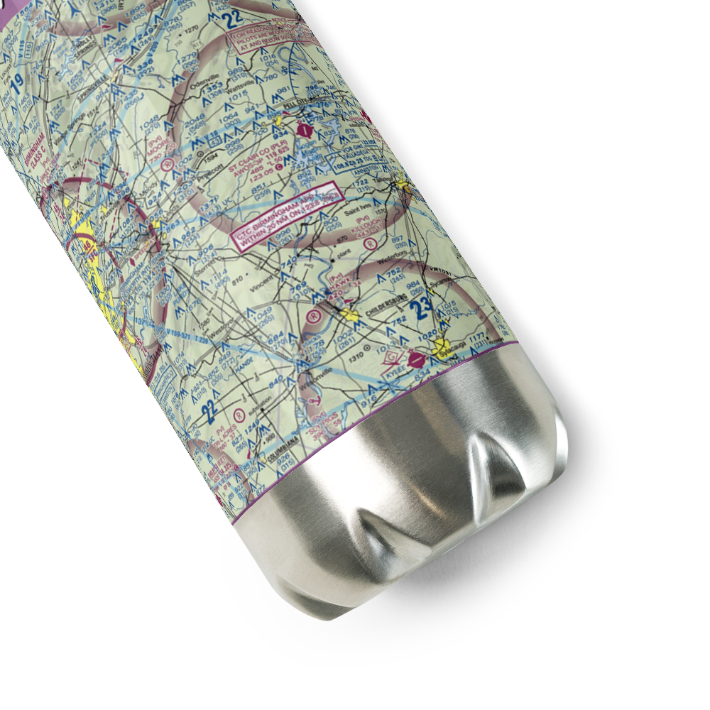 Town & Country Airpark (3AL6) VFR Sectional Water Bottle 