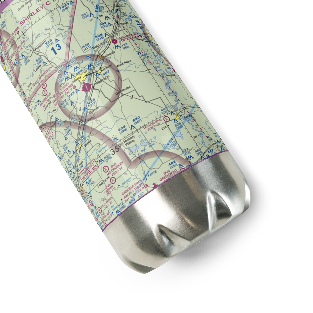 Tripp Strip (3AR5) VFR Sectional Water Bottle 