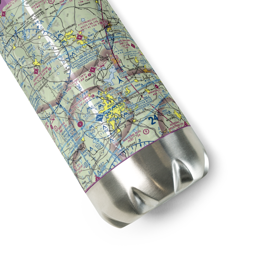 Sterling Airport (3B3) VFR Sectional Water Bottle 