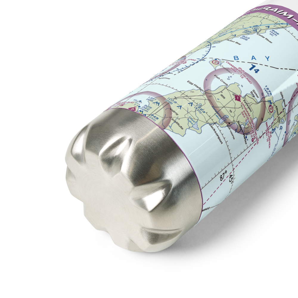 Ephraim-Fish Creek Airport (3D2) VFR Sectional Water Bottle 