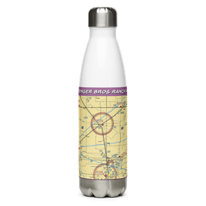 Pronger Bros Ranch Airport (3E7) VFR Sectional Water Bottle
