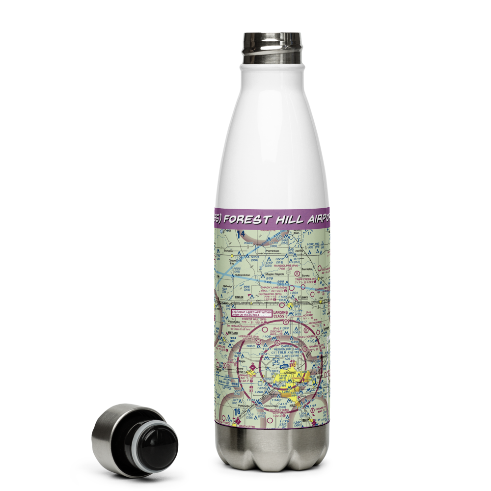 Forest Hill Airport (3F5) VFR Sectional Water Bottle 