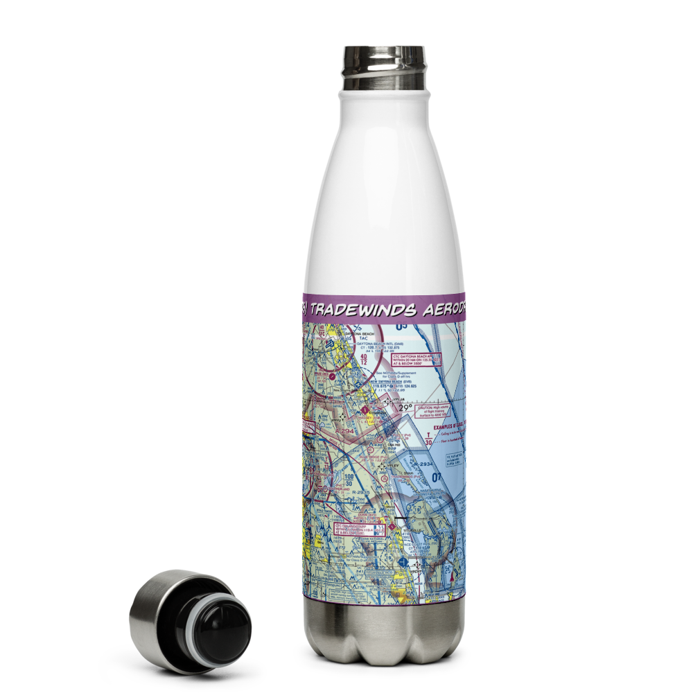 Tradewinds Aerodrome (3FD6) VFR Sectional Water Bottle 