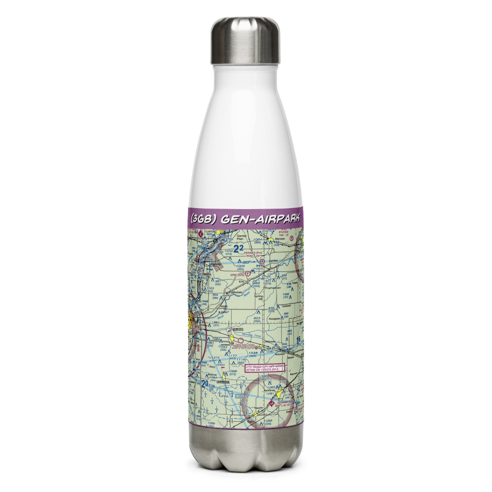 Gen-Airpark (3G8) VFR Sectional Water Bottle 