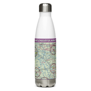 Cauley's Airstrip (3GA8) VFR Sectional Water Bottle