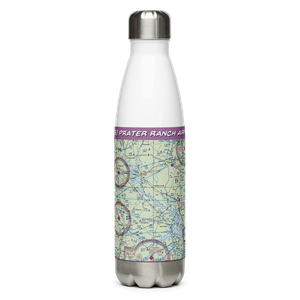 Prater Ranch Airport (3GE8) VFR Sectional Water Bottle