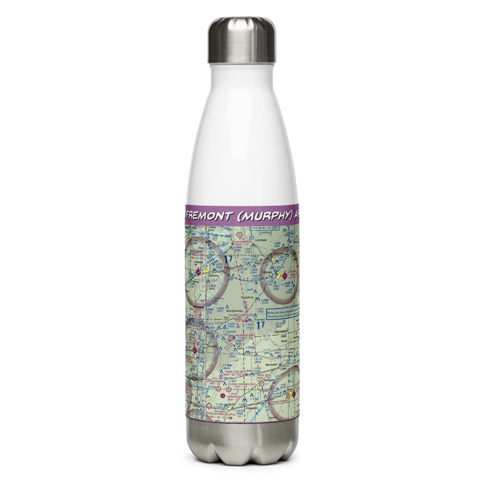 Fremont (Murphy) Airport (3II0) VFR Sectional Water Bottle 