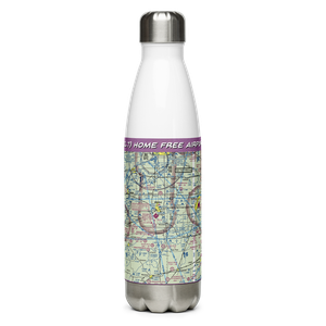 Home Free Airport (3IL7) VFR Sectional Water Bottle