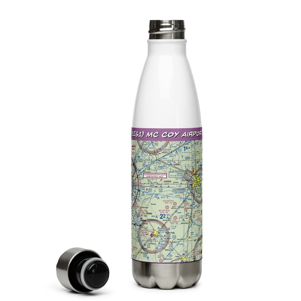 Mc Coy Airport (3IS1) VFR Sectional Water Bottle 