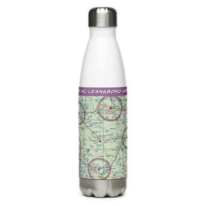 Mc Leansboro Airport (3LL8) VFR Sectional Water Bottle