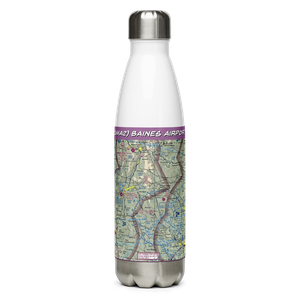 Baines Airport (3MA2) VFR Sectional Water Bottle