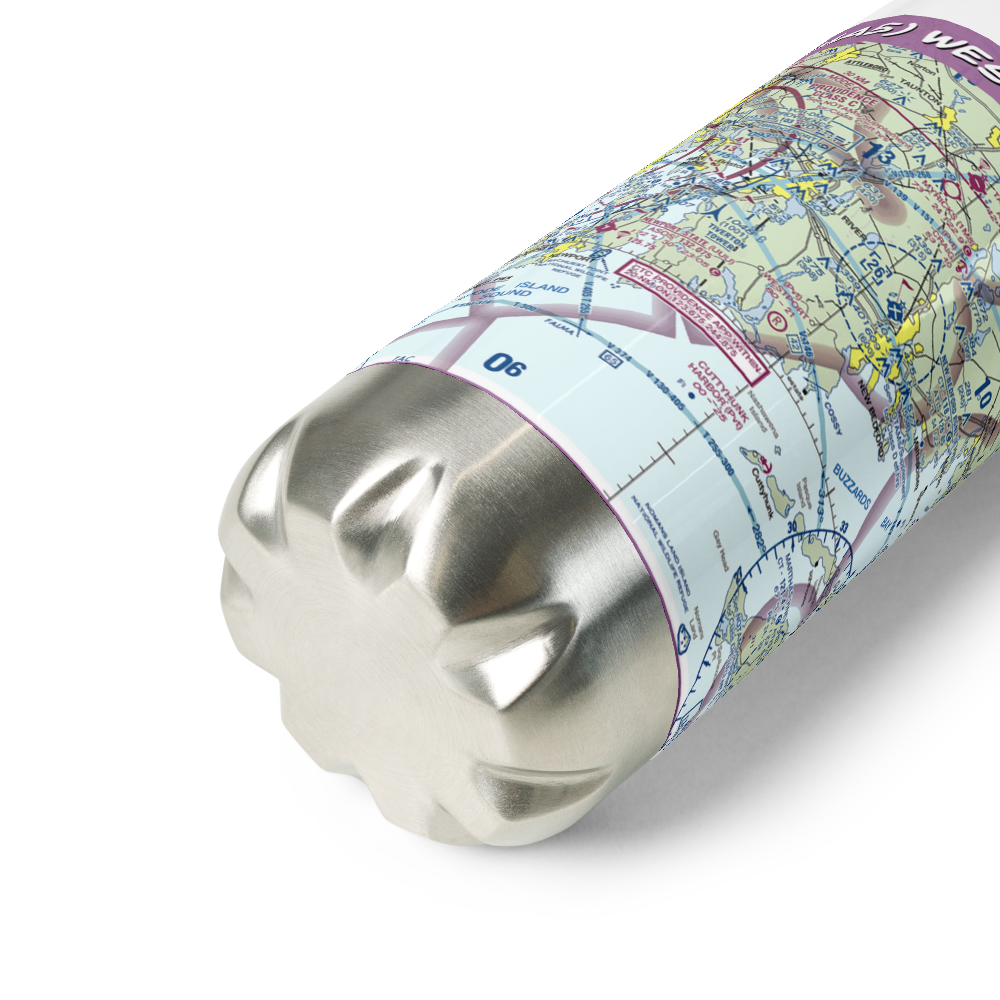 Westport Airport (3MA5) VFR Sectional Water Bottle 