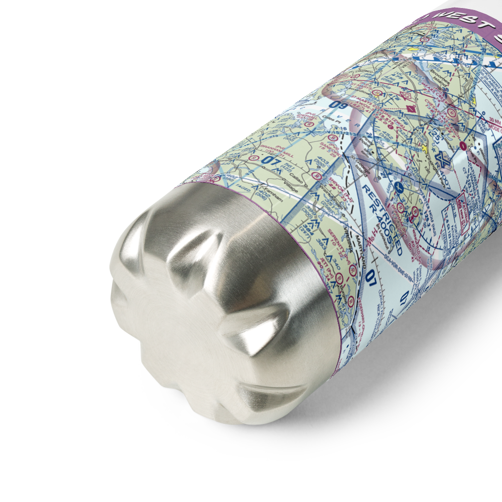 West St Mary's Airport (3MD6) VFR Sectional Water Bottle 