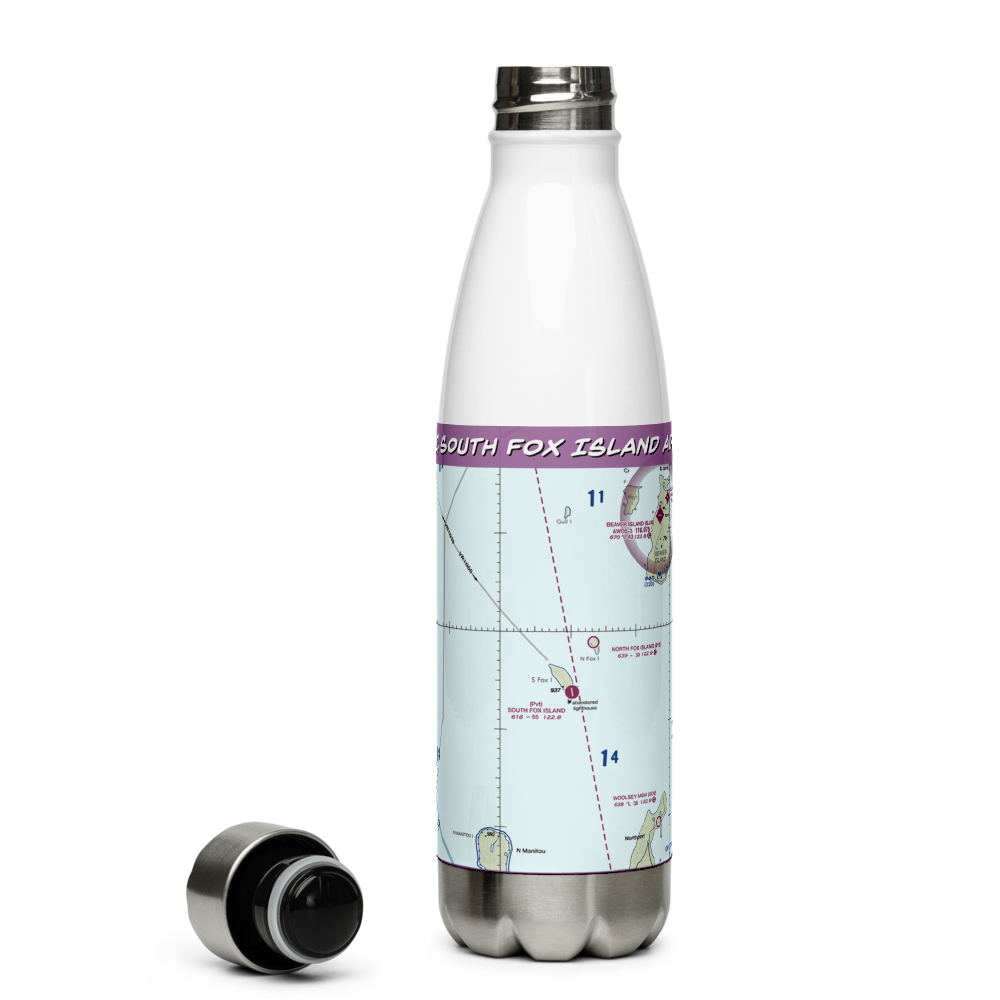 South Fox Island Airport (3MI2) VFR Sectional Water Bottle 