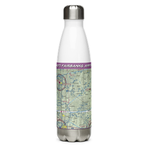 Fairbanks Airport (3MO7) VFR Sectional Water Bottle