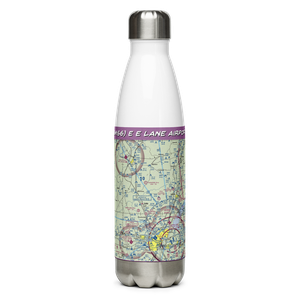 E E Lane Airport (3MS6) VFR Sectional Water Bottle