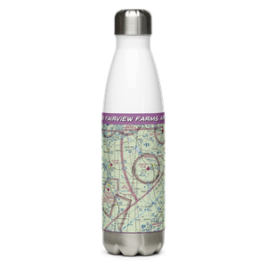 Fairview Farms Airport (3MS8) VFR Sectional Water Bottle