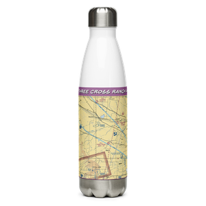 Three Cross Ranch Airport (3MT3) VFR Sectional Water Bottle