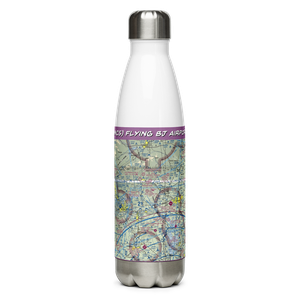 Flying Bj Airport (3NC5) VFR Sectional Water Bottle