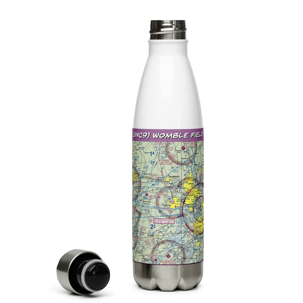 Womble Field (3NC9) VFR Sectional Water Bottle 