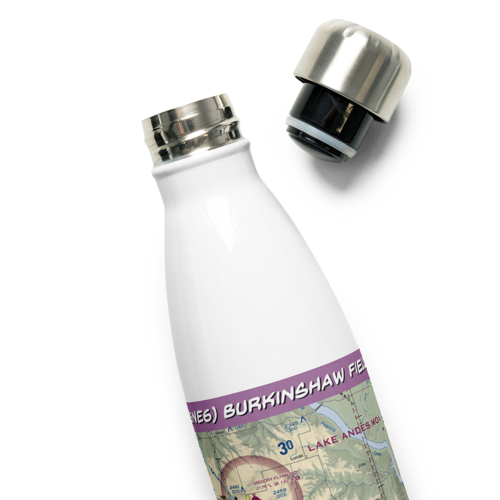 Burkinshaw Field (3NE6) VFR Sectional Water Bottle 