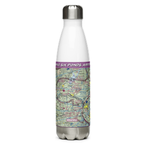 Six Ponds Airport (3NY6) VFR Sectional Water Bottle