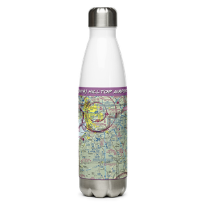 Hilltop Airport (3NY9) VFR Sectional Water Bottle