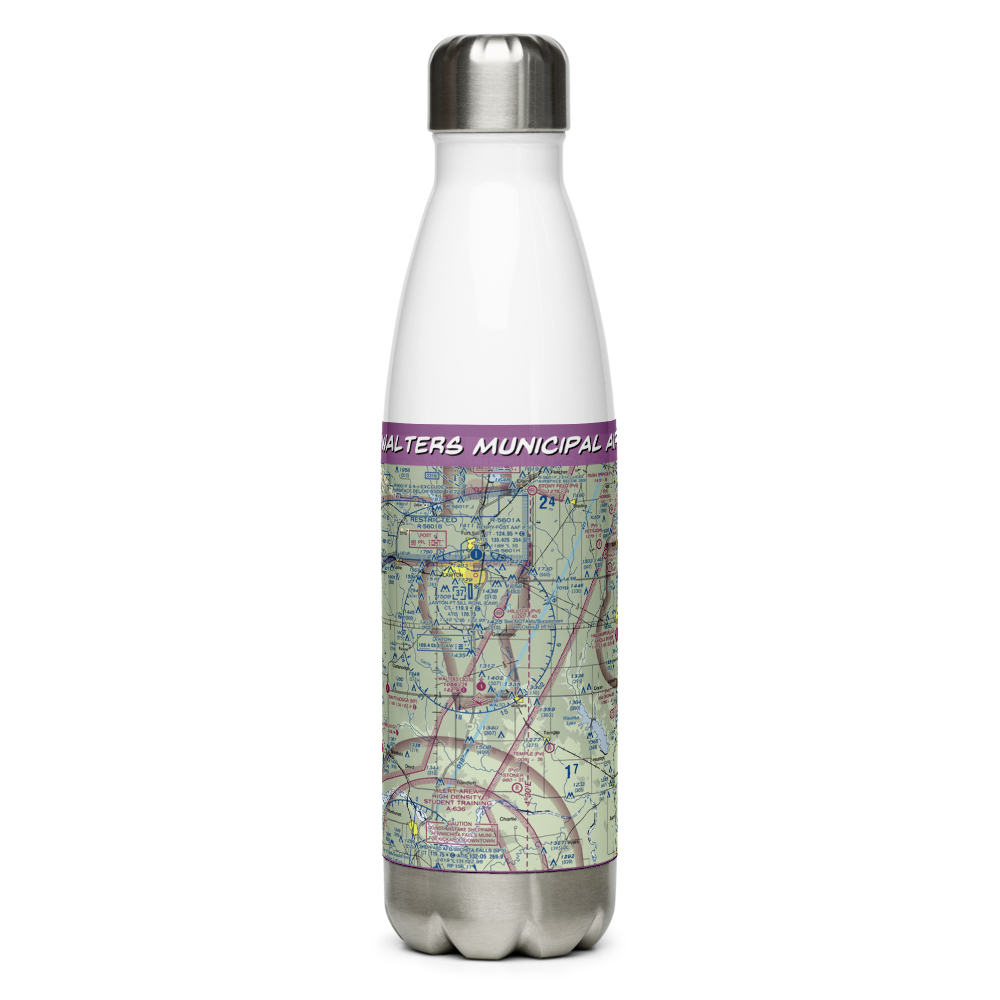 Walters Municipal Airport (3O5) VFR Sectional Water Bottle 