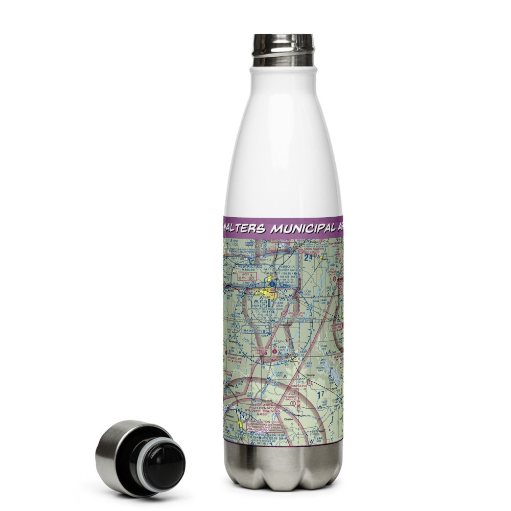 Walters Municipal Airport (3O5) VFR Sectional Water Bottle 