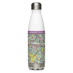 Andy Barnhart Memorial Airport (3OH0) VFR Sectional Water Bottle
