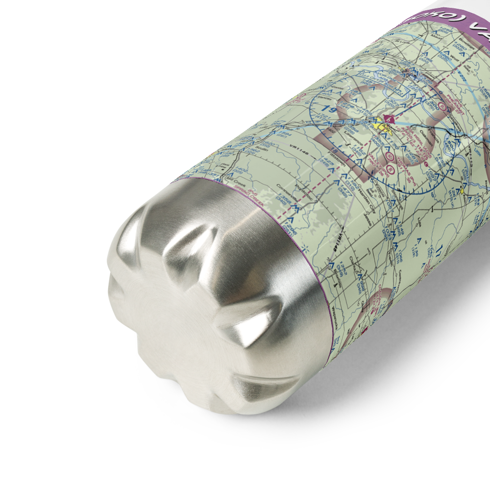 Valley Airport (3OK0) VFR Sectional Water Bottle 